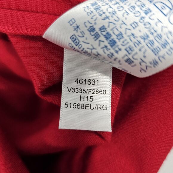 Lands' End Red Faux Wrap Sheath Stretch Dress Women’s Size 6 - Picture 6 of 9